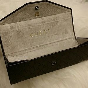 GUCCI eye glass case.